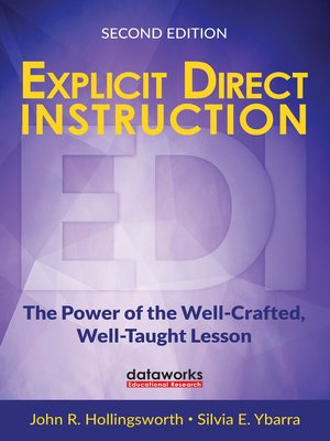 Explicit Direct Instruction (EDI) - ebook